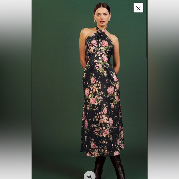 Reformation Maddison Silk Dress - Picture 5 of 10